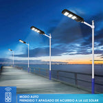 Lampara Solar Led 180w Luminaria Suburbana Alumbrado Publico