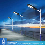 Lampara Solar Led 180w Luminaria Suburbana Alumbrado Publico
