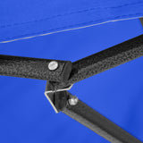 Carpa Toldo Plegable 2x2 Reforzado Impermeable 600d + Bolsa Color Azul