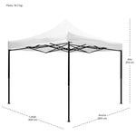 Carpa Toldo 3x3 Plegable Con Lona Impermeable 600d + Bolsa
