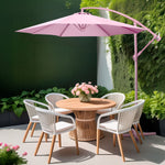 Sombrilla Moderna 2.9 M Jardin Exterior Playa Terraza	Color Rosa