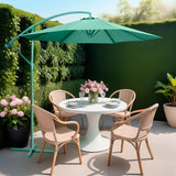 Sombrilla Moderna 2.9 M Jardin Exterior Playa Terraza	Color menta