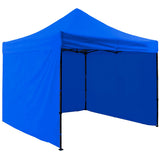 Carpa Toldo 3x3 Mts Plegable Lona Impermeable Con Paredes Azul