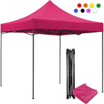Carpa Toldo 3x3 Reforzado Plegable Impermeable Jardin Carpa Rosa