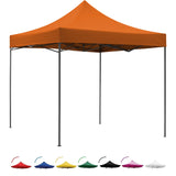 Carpa Toldo 3x3 Reforzado Plegable Impermeable Jardin Carpa Naranja
