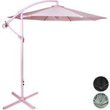 Sombrilla Moderna 2.9 M Jardin Exterior Playa Terraza	Color Rosa
