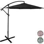 Sombrilla Moderna 2.9 M Jardin Exterior Playa Terraza	Negro