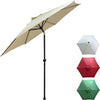 Sombrilla Jardin Playa 2.7 Metros Kit 4 Piezas Con Angulo