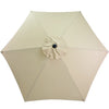 Sombrilla Jardin Playa 2.7 Metros Kit 4 Piezas Con Angulo