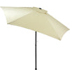 Sombrilla Jardin Playa 2.7 Metros Kit 4 Piezas Con Angulo