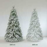 Arbol Navidad Nevado Frondoso 2.30m Pino Abeto Normandía