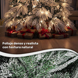 Arbol Navidad Nevado Frondoso 2.30m Pino Abeto Normandía