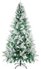 Arbol Navidad Nevado Premium 1.9m Pino Navideño Copos Nieve