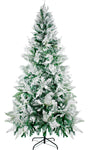 Arbol Navidad Nevado Premium 1.9m Pino Navideño Copos Nieve