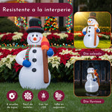 Inflable Navidad Muñeco Nieve Gigante 2.7m Exterior Luz Led