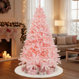Arbol Navidad Rosa Pino Navideño 2.10m Frondoso 1256 Ramas
