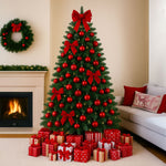Arbol Navidad 2.40m Pino Navideño Artificial 1200 Ramas