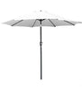 Kit 4 Sombrillas Con Angulo Jardin Playa 2.7 Metros 4 Pzas