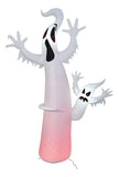 Inflable Halloween Fantasma Gigante 3.6 M Luces Led Exterior Blanco