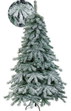 Arbol Navidad Nevado 2.10m Pino Navideño Ramas Escarchadas