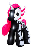 Inflable Halloween Unicornio Sweet 1.6 M Led Jardin Exterior Rosa Chicle