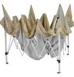 Toldo Carpa Gazebo 3x3 Plegable Mosquitero Exterior Color Beige