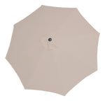 Sombrilla Playa Jardin Angulo 2.7m Sol Inclinacion Manivela Sombrilla Exterior Beige