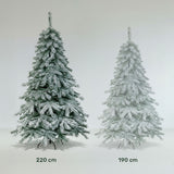 Arbol Navidad Nevado 2.10m Pino Navideño Ramas Escarchadas