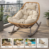 Sillon Mecedor Nido Ratan Diseno Moderno Comodo Y Envolvente