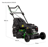 Podadora Gasolina Pasto Jardimex Pro 22pLG 6hp 224cc Bolsa Verde