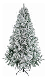 Arbol Navidad Nevado 1.6m Pino Navideño Artificial 400 Ramas