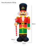Inflable Navidad 1.86m Cascanueces Exterior Luces Led
