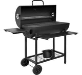 Asador Carbon Ahumador Parrilla 70cm Mesa Frontal + Cenicero