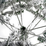 Arbol Navidad Nevado Premium 1.9m Pino Navideño Copos Nieve