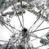 Arbol Navidad Nevado Premium 1.9m Pino Navideño Copos Nieve