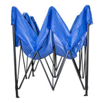 Carpa Toldo 6x3 Mts Plegable Impermeable Reforzado Retractil Azul