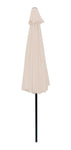 Sombrilla Playa Jardin Angulo 2.7m Sol Inclinacion Manivela Sombrilla Exterior Beige