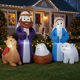 Inflable Navidad Nacimiento 1.8m Exterior Jardin Luz Led