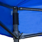 Carpa Toldo 3x3 Reforzado Azul Plegable Impermeable Jardin AZUL
