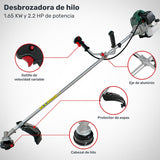 Desbrozadora Gasolina Desmaleza Recta 52cc 2.2hp 800ml
