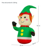Inflable Navidad Duende Gnomo Carro Automovil Interior 92cm