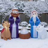 Inflable Navidad Nacimiento 1.8m Exterior Jardin Luz Led