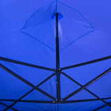 Carpa Toldo 3x3 Reforzado Azul Plegable Impermeable Jardin AZUL