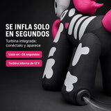 Inflable Halloween Unicornio Sweet 1.6 M Led Jardin Exterior Rosa Chicle