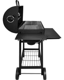 Asador Carbon Ahumador Parrilla 70cm Mesa Frontal + Cenicero