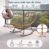 Sillon Mecedor Nido Ratan Diseno Moderno Comodo Y Envolvente
