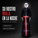 Inflable Halloween Esqueleto Calavera Stand 2.43 M Jardimex 4 Luces Led Para Jardin