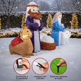 Inflable Navidad Nacimiento 1.8m Exterior Jardin Luz Led