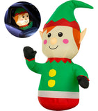 Inflable Navidad Duende Gnomo Carro Automovil Interior 92cm