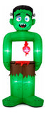 Inflable Halloween Frankenstein 1.8m Jardin Exterior Luz Led Verde